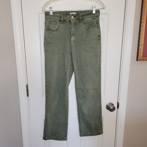The Fine Print - Pale Army Green Jeans - Size 4P(Petite)